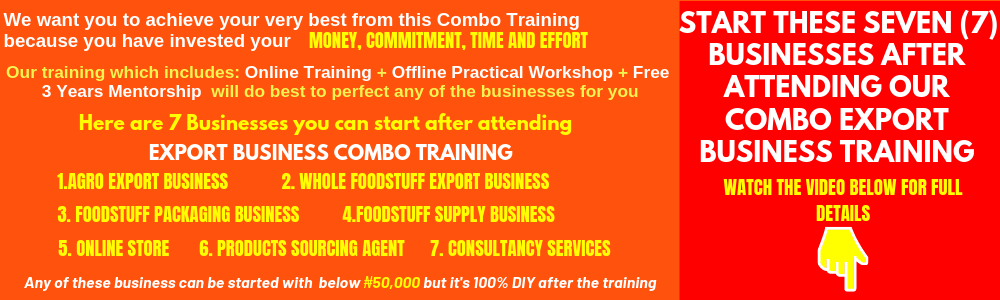 export business training in Nigeria